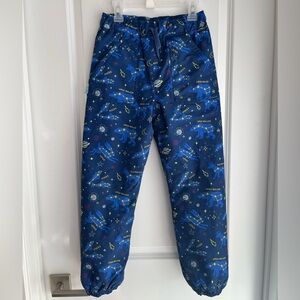 Jan & Jul Kids Fleece Lined Rain Pants | Constellations